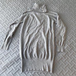 Charlotte Russe Women's Grey Turtleneck Dress/Tuni